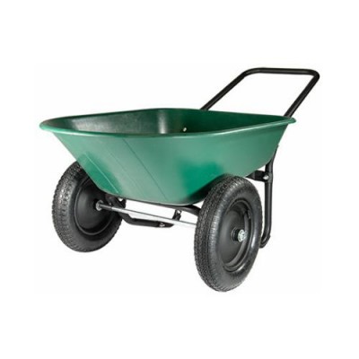 Green Thumb 70008 2 Wheel Poly Wheelbarrow   567191455